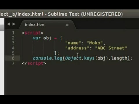 Javascript Tutorial - How to get object length Javascript Tutorial - How to get object length