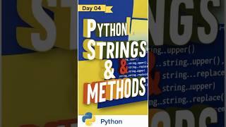 Day 04 : 🚀 Learn Python strings and string methods in just a second! 💻