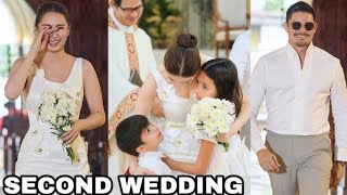 Marian Rivera and Dingdong Dantes renewed their wedding vows with an intimate ceremony 10th anniver