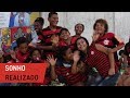 Crianças do Jardim Gramacho realizam sonho de ver o Mengão no estádio