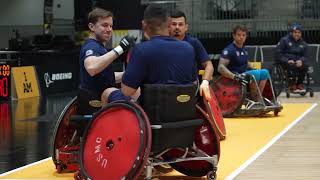 Thrilling Wheelchair Rugby Action at the 2025 Invictus Games!