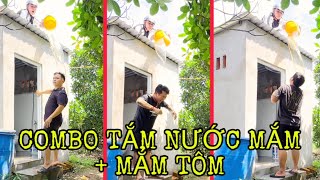 TNB - Bé Ba- Tuấn Milk - A Phương Phản Ứng Ra Sao Khi Được Team Tặng Combo Tắm Nước Mắm +  Mắm Tôm