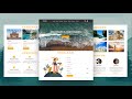 Create A Responsive Tour & Travel Agency Website Design Using HTML / CSS / JAVASCRIPT | Step By Step