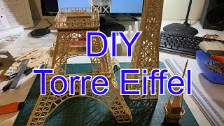 DIY- Torre Eiffel con palillos redondos y palillos pinchos