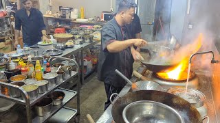 Cooking powerful fire with water running Extreme full by Ah da Khmer chef