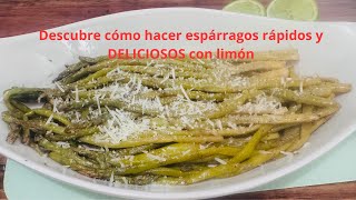 Discover how to make quick and DELICIOUS asparagus with lemon