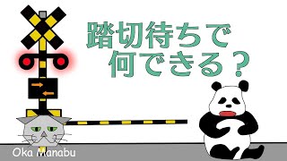 【踏切】【railway crossing】踏切待ちで、何できる？ ♥ Amazing