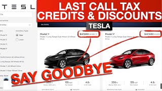 Last Call for Tax Credits: Tesla Model Y vs. Model 3 Analysis