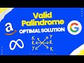 How I Solve Valid Palindrome | Leetcode 125 | Tips for Interview