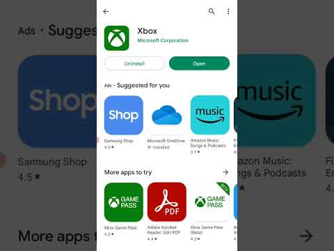 Instalación de la aplicación Xbox en Google Play Store Descarga de Xbox en Play Store #shorts #shortvideo