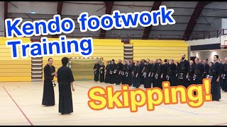 Kendo Footwork Training (1)：skipping by Sakamoto Takashi