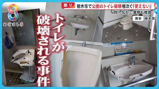 【怒り】栃木市で公園のトイレ破壊相次ぐ｢意味が分からない｣ 同一犯か？警察も捜査【めざまし8ニュース】