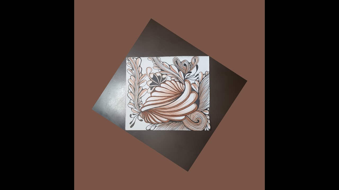 Zentangle Art For Beginners Easy Tangle Pattern Tutorial Mytangles