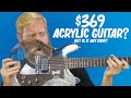 Bad Cat AC-230 Lucite Guitar - unboxing & first impressions - CAN A $369 PLASTIC GUITAR BE ANY GOOD?