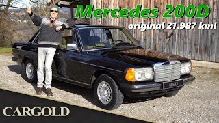 Mercedes 200D W123, 1981, original condition with only 21,987 km! Condition like a one-year-old car