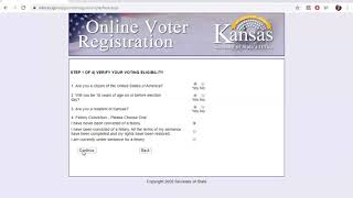 Voter Registration Tutorial - KS 2020