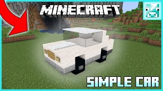 Simple White Car - Minecraft Tutorial