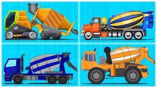 Concrete Mixer | Street Vehicle Videos For Children by Kids Channel