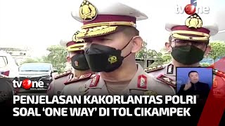 Langkah Kakorlantas Polri Antisipasi Lonjakan Pemudik di Tol Cikampek | Kabar Pagi tvOne