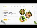 Modern Restaurant Website Using HTML & CSS Only | Fully Responsive