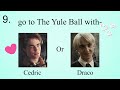 Harry Potter *Would You Rather* Edition✨ 🗡🏰 🧙🏼‍♂️🪄