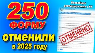 НОВАЯ ИНСТРУКЦИЯ по сдаче 250 формы. Кому не нужно сдавать 250 форму в 2025 году?