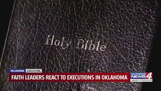 Local faith leaders react to recent executions in Oklahoma