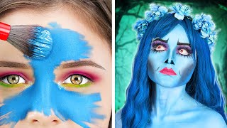 SCARY HALLOWEEN MAKEUP AND COSTUMES IDEAS || Spooky SFX Tutorial! Squid Game By 123 GO! TRENDS