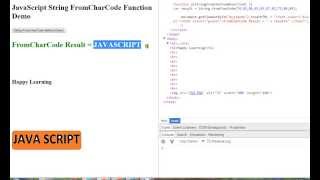TAMIL STRINGS FROMCHARCODE METHOD IN JAVASCRIPT DEMO