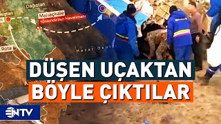 Son Dakika: Düşen Uçaktan Kurtulan Yolcular Enkazdan Böyle Çıktı | NTV