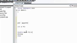 Learn programming now 9 (Declaring and initializing variables)