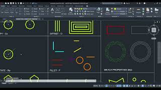 AUTOCAD MODIFYING COMMANDS - BASIC TUTORIAL