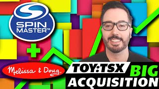 Canada's largest Toy Company is Acquiring! Spin Master TOY:TSX