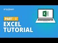 Microsoft Excel Tutorial For Beginners-1 | Excel Formulas & Functions | Excel Training | Simplilearn