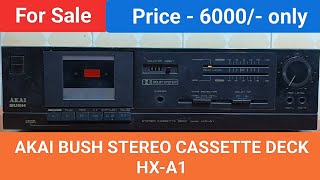 AKAI BUSH STEREO CASSETTE DECK HX-A1 Nice Performance Contact No - 8750424840