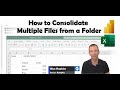 Combining Multiple Files from a folder using Power Query in Excel or Power BI ( ⚠️see description )