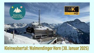 Kleinwalsertal: Walmendinger Horn (30. Januar 2025)