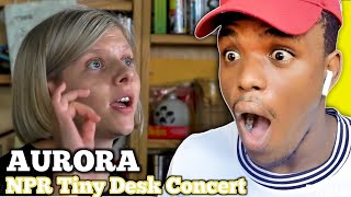 Aurora: NPR Music Tiny Desk Concert |First Time Reaction #aurora #aurorareaction #auroralive