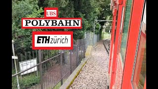 ⁴¹ Zurich Funicular railway UBS Polybahn - 2024 🚋