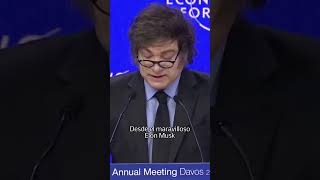 Milei en Davos: No me siento solo