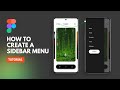 Create a Sidebar Menu in Figma - Tutorial #figma #sidbarmenu