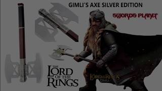 Gimli Battle Axe Silver Edition | LOTR Swords | Swords Planet