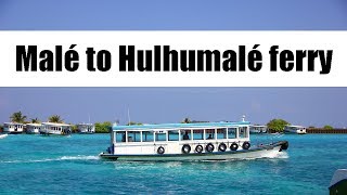 Malé to Hulhumalé ||Ferry||