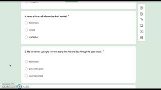 Figurative Language Quiz