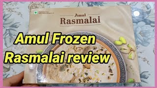 Frozen amul rasmalai review. frozen mithai review. frozen amul rasmalai. Amul rasmalai Taste review.