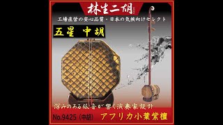 ◆店頭在庫◆【五星中胡　アフリカ小葉紫檀 No.9425】林生二胡　陸林生