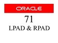 SQL tutorial 71: LPAD and RPAD SQL Function By Manish Sharma RebellionRider