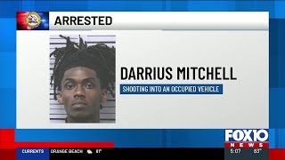 MPD arrests Mobile man suspected of shooting into occupied vehicle