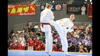 【新極真会】Court2 3rdRound2 woman Ioanna Belykh vs Momo Fujihara The 12th World Karate Championship