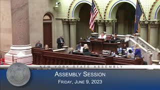 New York State Legislature session ends
